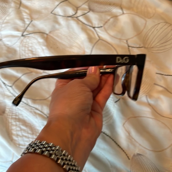 Dolce & Gabbana brown tortoise eyeglasses with case - Picture 3 of 13